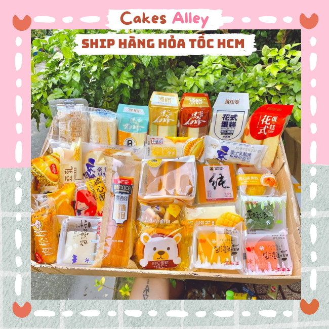 Thùng 500g bánh mix đài loan đủ vị
