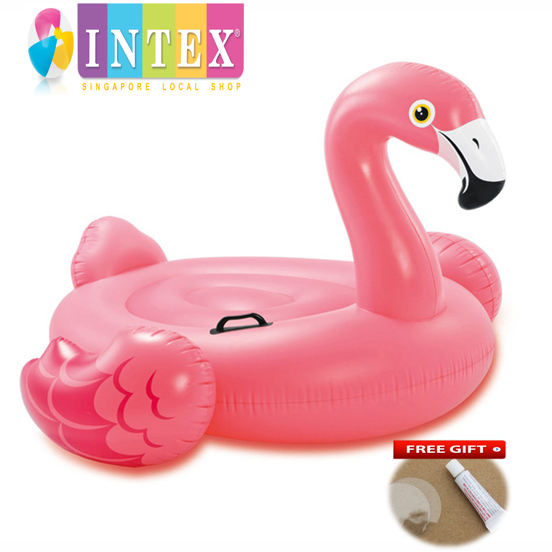 inflatable flamingo