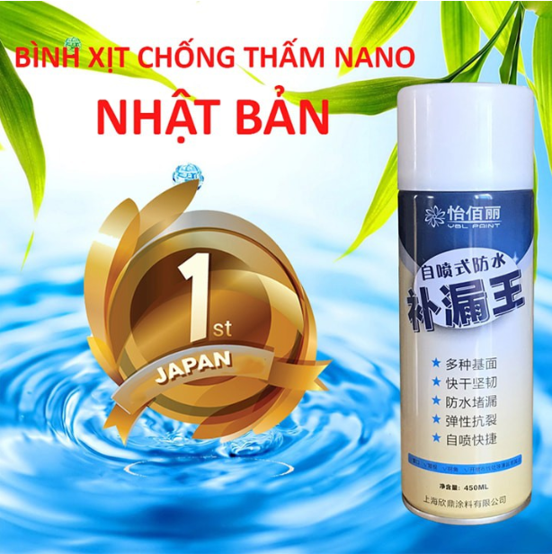 Bình xịt chống thấm tường đa năng - Sơn xịt chống dột cao cấp chính hãng-Màu Trắng