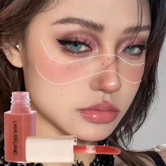 Lamuseland má hồng dạng lỏng lâu dài tự nhiên lỏng son nền Blusher má không thấm nước mặt Blush Stick ánh sáng mềm má hồng dạng lỏng