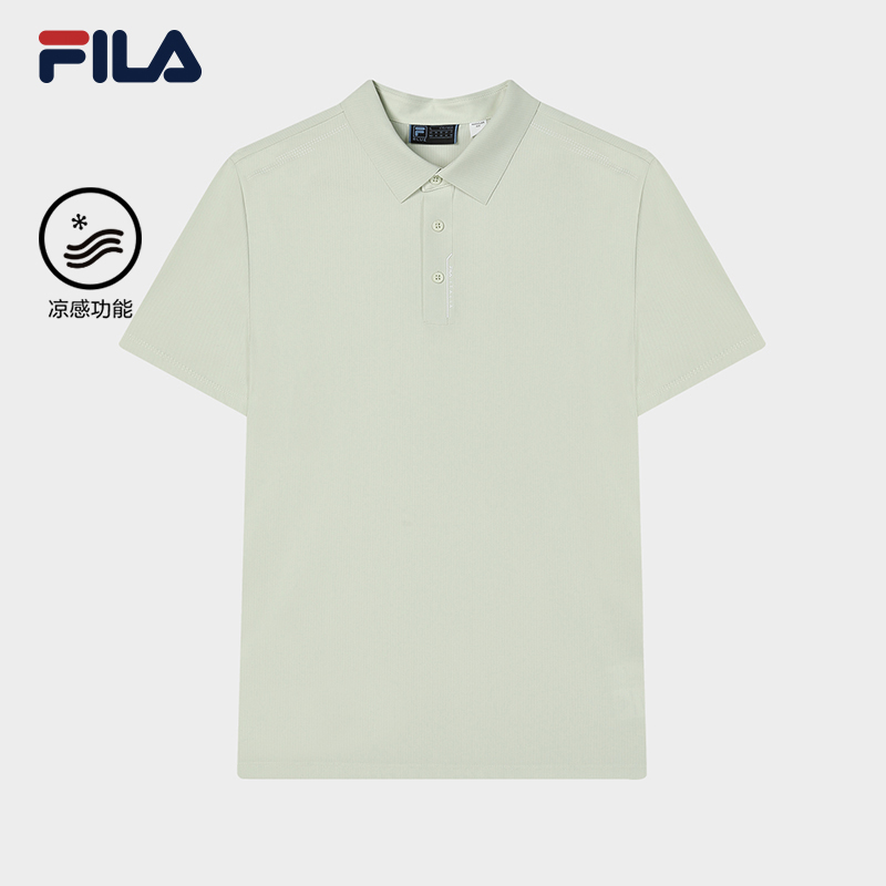 FILA CORE WHITE LINE BLUE Men Short Sleeve Polo