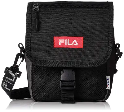 [FILA] Logo Tape Flap Mini Shoulder Crossbody Bag (2)