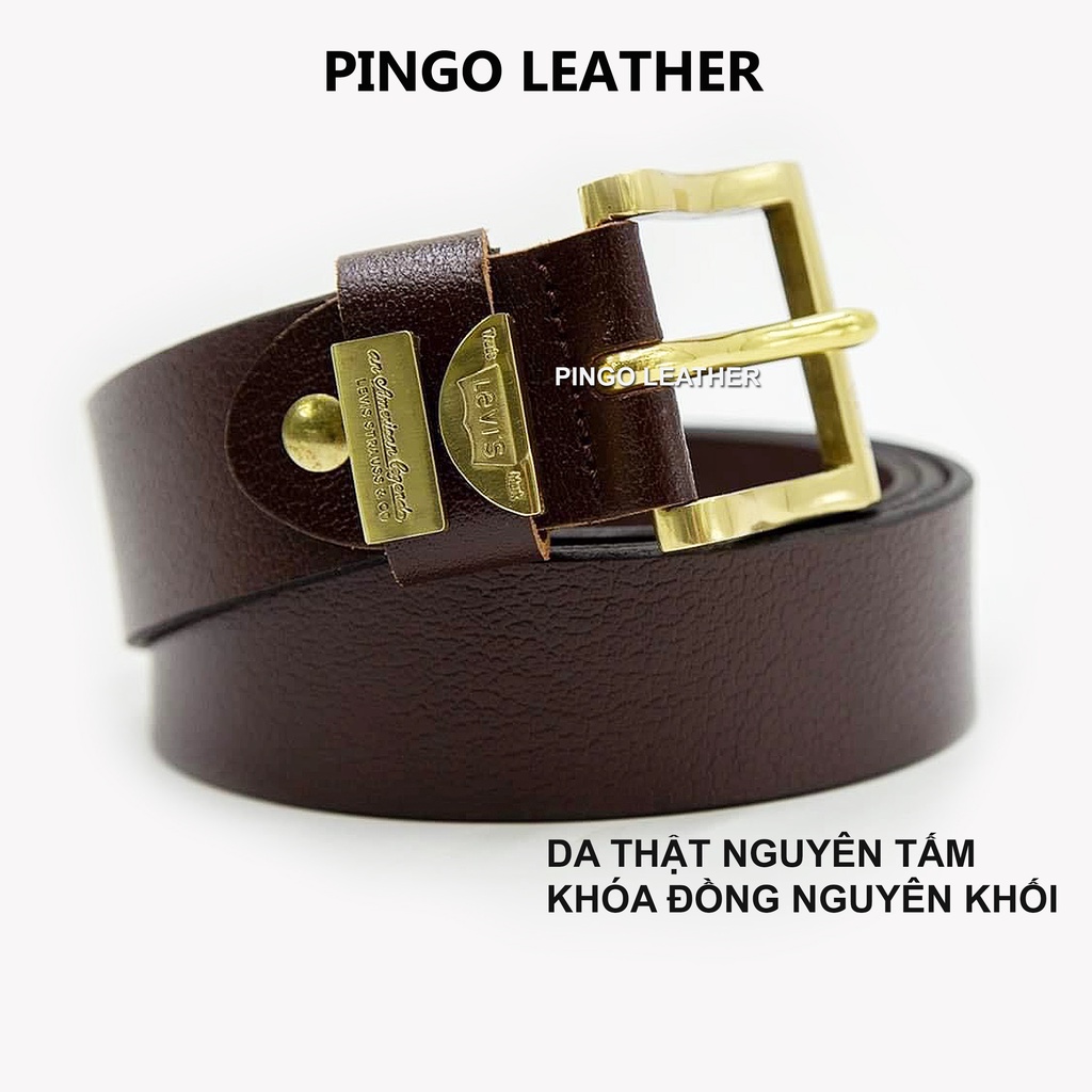 Dây nịt nam da bò khóa đồng cao cấp , Dây nịch nam da bò 100 %