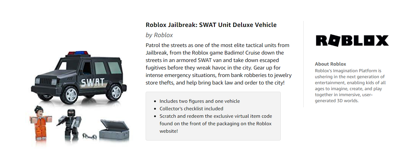 Jailbreak: SWAT Unit - ROBLOX figure