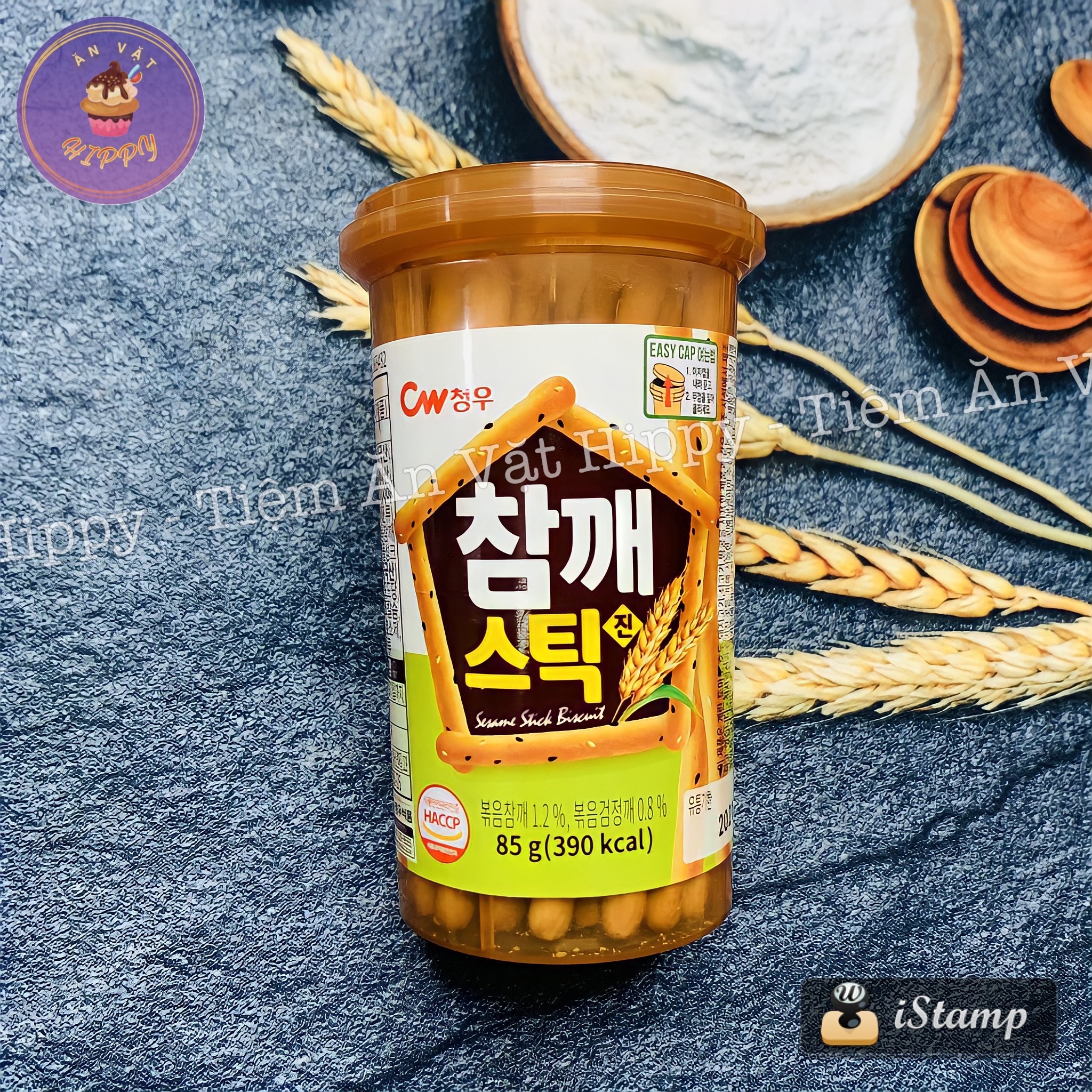 Bánh que mè vừng hàn quốc