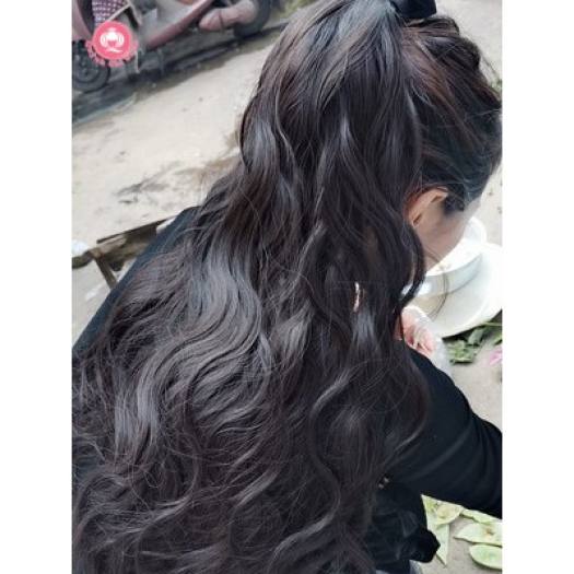 Đuôi tóc giả cột xù CAO CẤP, dài 60cm xoăn HÀN QUỐC