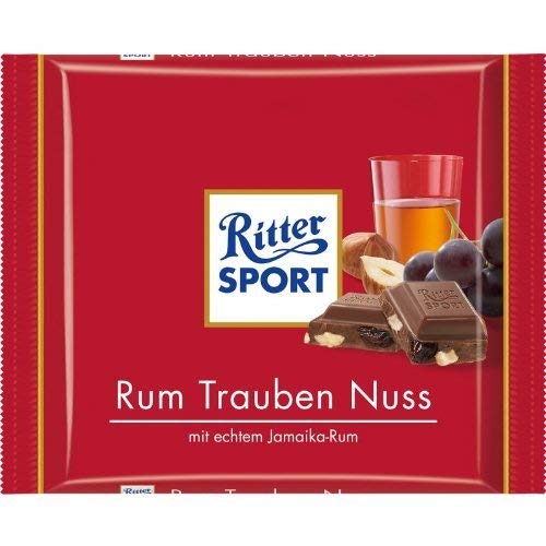 Rum Jamaica RItter Sport Chocolate 100g