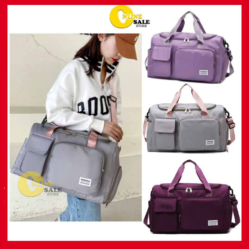Túi du lịch size lớn chống thấm nước có ngăn để giày riêng và ngăn chuyên để đồ ướt-Túi xách du lịch nam nữ đa năng- Túi du lịch có ngăn trống nước- túi du lịch size to