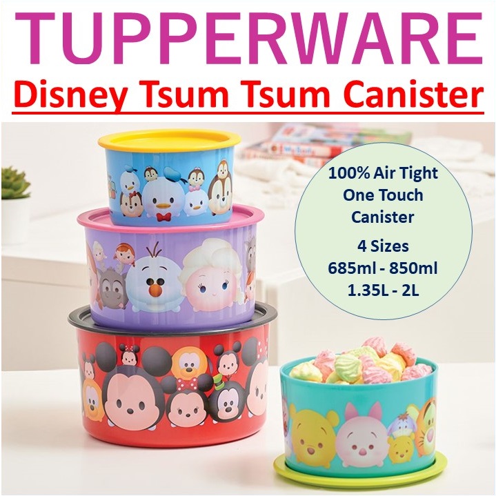 Tupperware Disney canister set