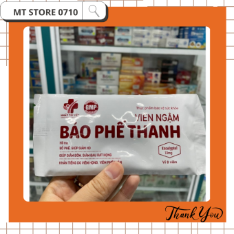 Kẹo ngậm Bảo phế thanh - Bổ phế giảm ho, đau họng, loãng đờm - Gói 1 vỉ 8 viên lớn