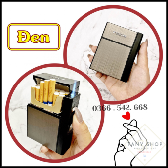 Bật Lửa Khè - Hộp đựng thuố.c FOCUS 2in1 - Tháo rời được - Chứa được 1 gói 20 điêu - Xài Gas - Hộp Quẹt kiêm bao đựng thuố.c - Bật Lửa độc lạ phân phối bởi Bách Hóa Tany