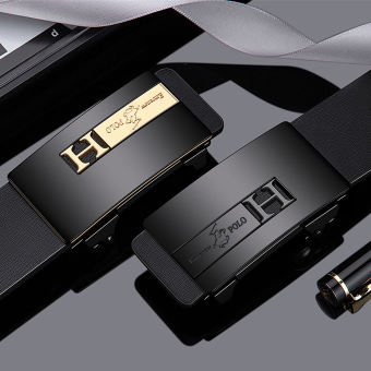 Dây thắt lưng nam cao cấp Emrenew POLO, dây nịt nam bản nhỏ, khóa tự động