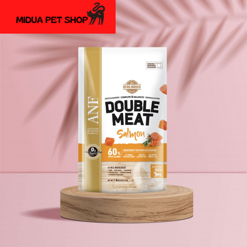 1.4kg ANF - Double Meat - Thức ăn hạt gấp đôi thịt cho chó vị cá hồi
