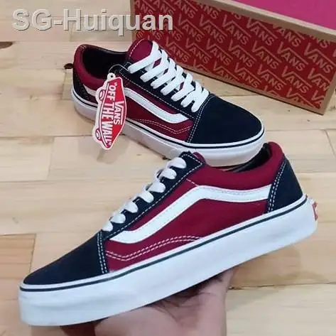 plain red vans