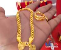 Gelang Viral Motif Tikar Gratis Cincin Lapis Emas 24K