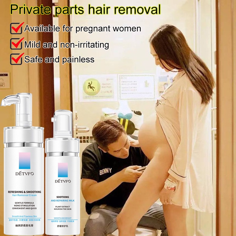 Gambar Hair Removal Cream Armpit Hair Removal Painless Hair Removal Cream Krim Buang Bulu Fast Hair Removal Spray 100g Pregnant Available
