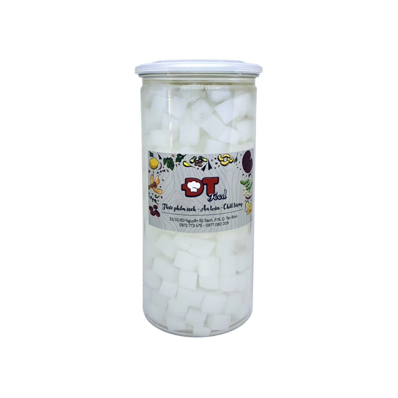 1kg thạch dừa thái lan đặc biệt