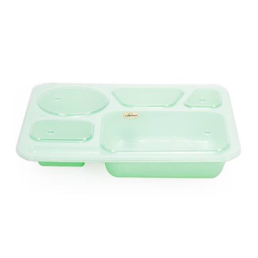 Bộ 10 Khay Nhựa Đựng Cơm Cao Cấp Duy Tân Nhỏ- 29 x 23 x 5 cm Giao Màu Ngẫu Nhiên