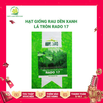 Hạt giống rau dền xanh lá tròn RADO 17 | Giống khoẻ, tỉ lệ nảy mầm đến 90% (20g)