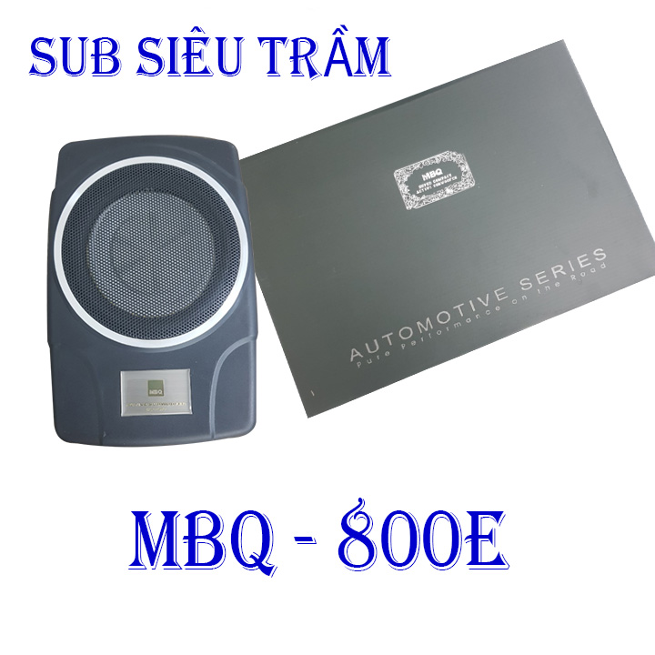 - bộ loa bass siêu trầm đặt gầm ghế xe hơi, ô tô cao cấp mbq-800e