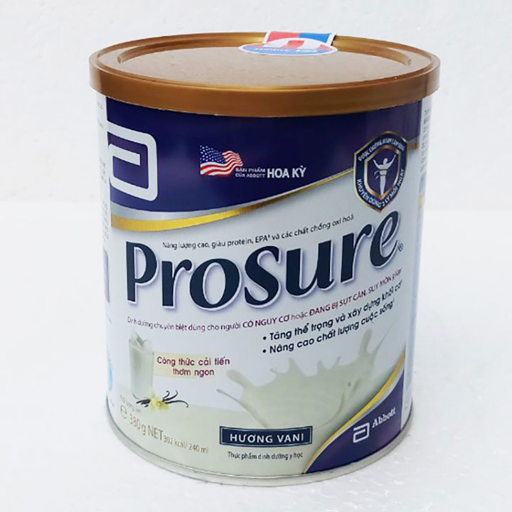 Sữa Prosure hương vani 380g