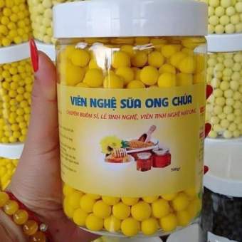 Viên tinh bột nghệ sữa ong chúa có đủ cn vsattp 500gr