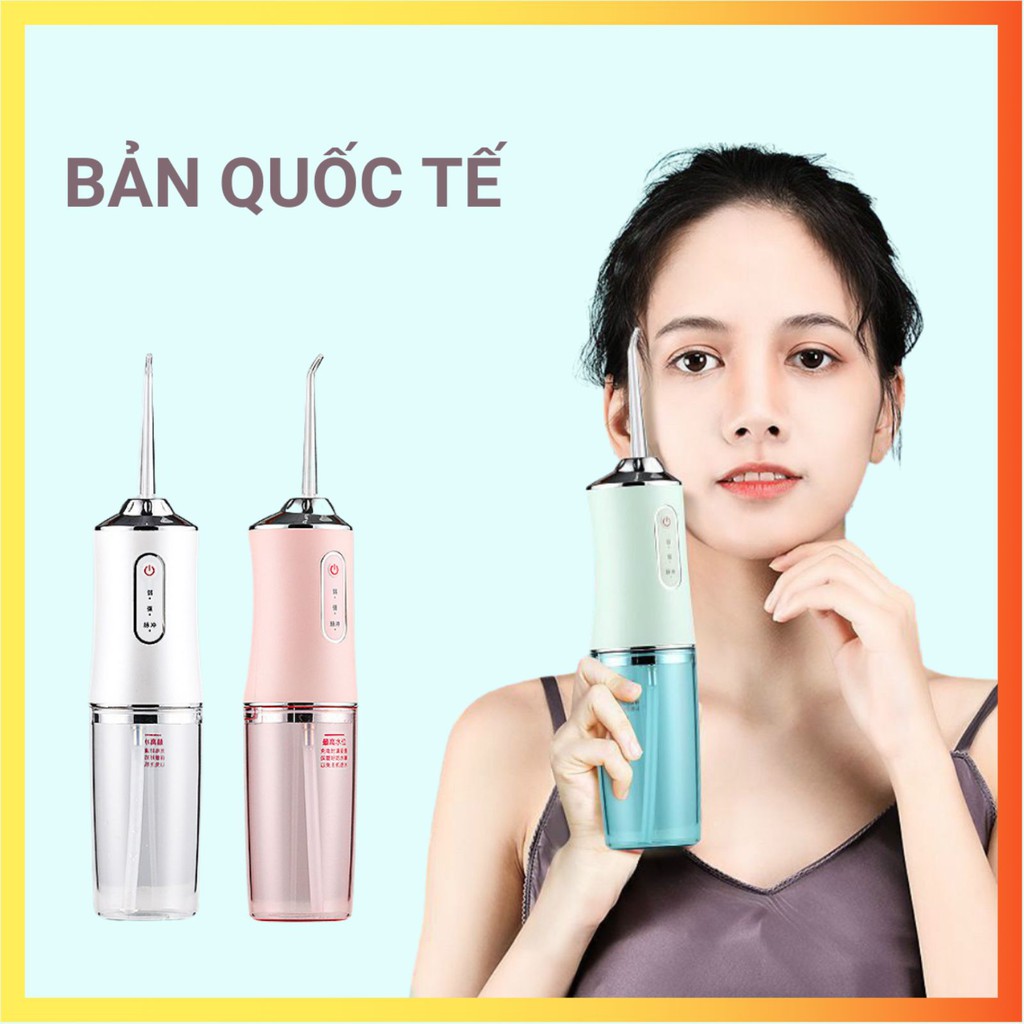 Tăm nước cầm tay, Máy Tăm Nước Cầm Tay - Tăm Nước Vệ Sinh Răng Miệng Oral irrigator - Sạc USB, Chống Nước, Công nghệ Châu Âu. Các loại máy tăm nước cầm tay tốt.