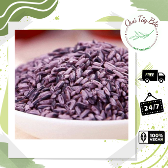 Gạo nương Tím Thảo Dược Tây Bắc Tây Bắc Gift - Quà của núi rừng.Đảm bảo 100% tự nhiên không chất bảo quản