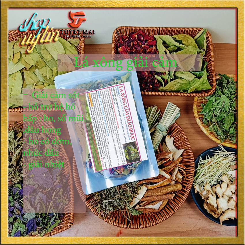 LÁ XÔNG GIẢI CẢM, LÁ TẮM THẢO DƯỢC, TĂNG SỨC ĐỀ KHÁNG, GIẢI NHIỆT MÙA DỊCH