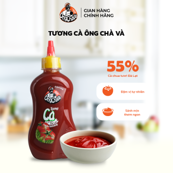 Tương Cà Dẹt thương hiệu Ông Chà Và 290gr - Hàng Chính Hãng
