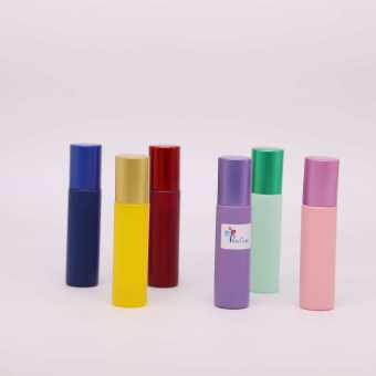 Chai tinh dầu Chai bi lăn thủy tinh 5ml 10ml màu gradient Ombre đựng tinh dầu nước hoa serum