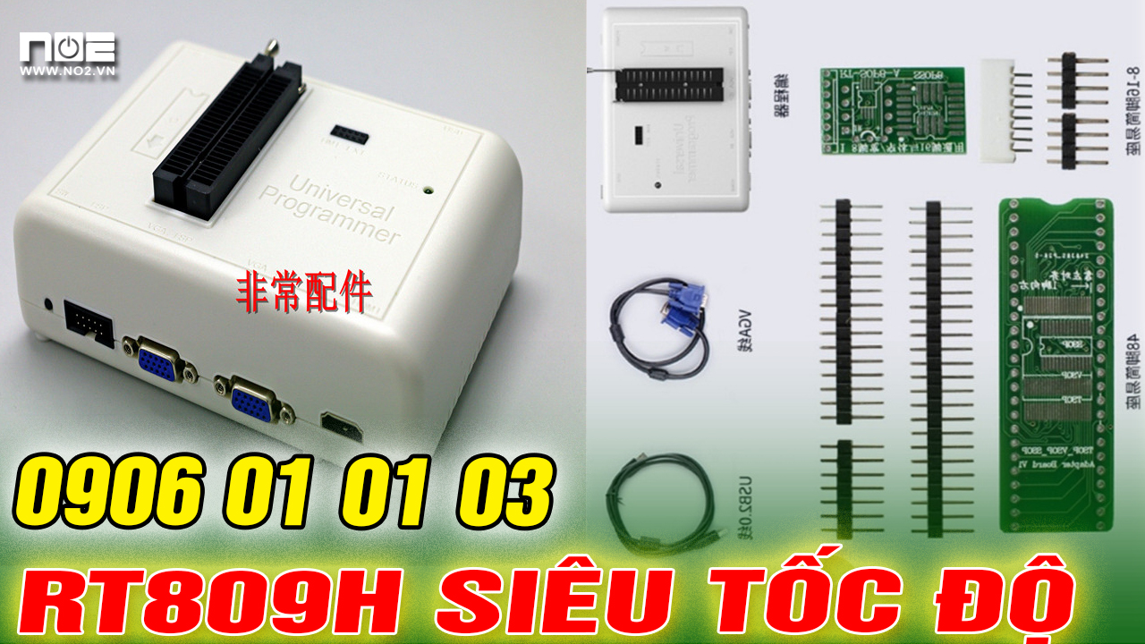 Máy nạp rom RT809H full đế cho tất cả thợ