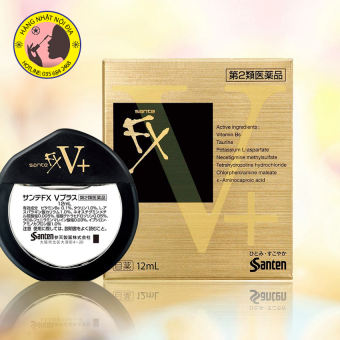Nước nhỏ mắt Sante FX vàng V+, nước nhỏ mắt Sante FX bạc Neo 12ml Nhật Bản