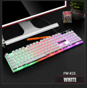 FIREWOLF Rainbow LED Gaming Keyboard - Exclusive Edition