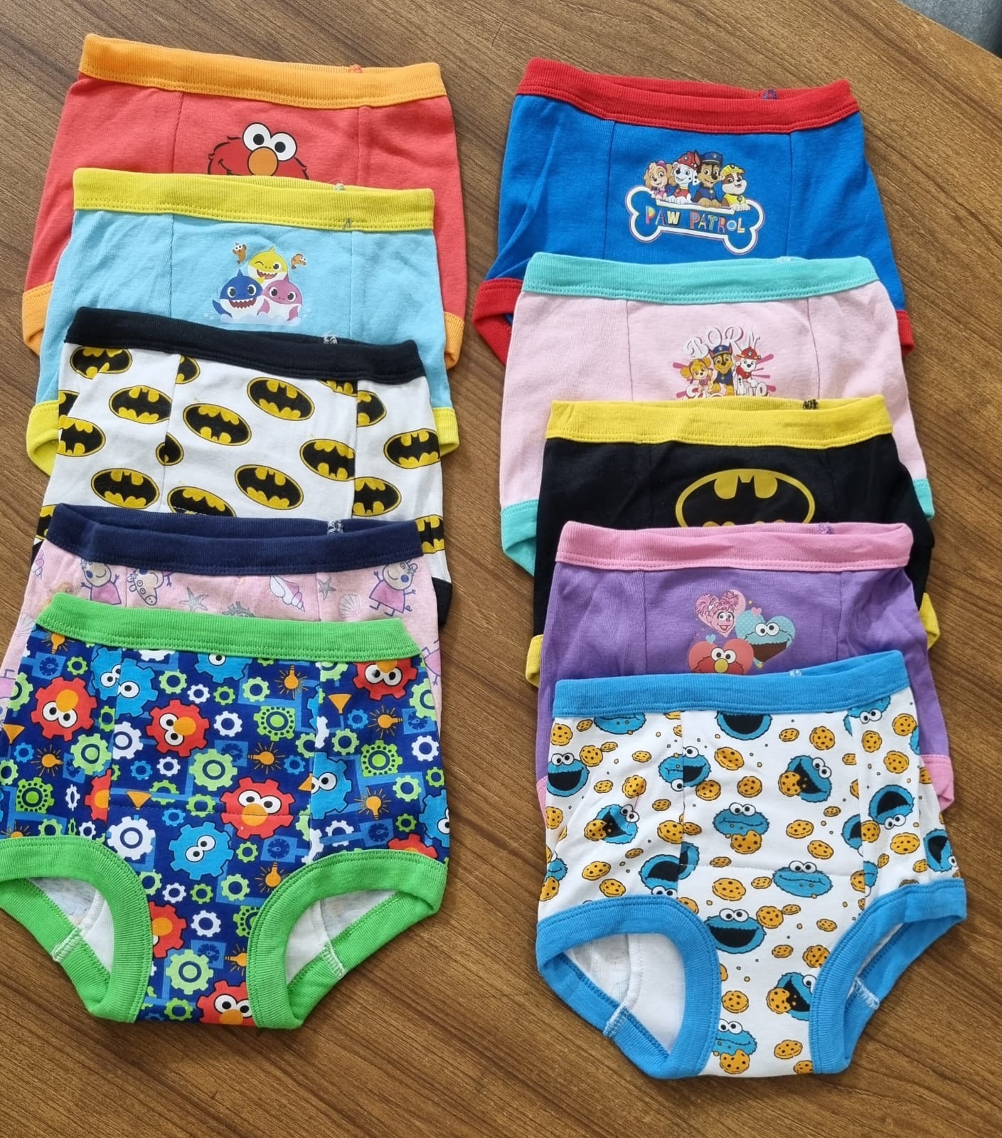 5T Toddler Girls Potty Training Pants Cotton Interlining Underwear Toddler 3-Pack 