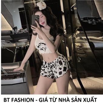 Set HOT Quần Thun + Áo Thun Hai Dây Bò Sữa - BT FASHION (DN02)