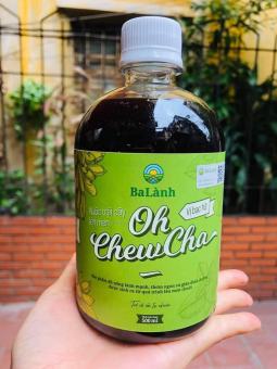 Dịch chuối lên men OH CHEWCHA 500ml bổ sung lợi khuẩn, giải khát vị bạc hà