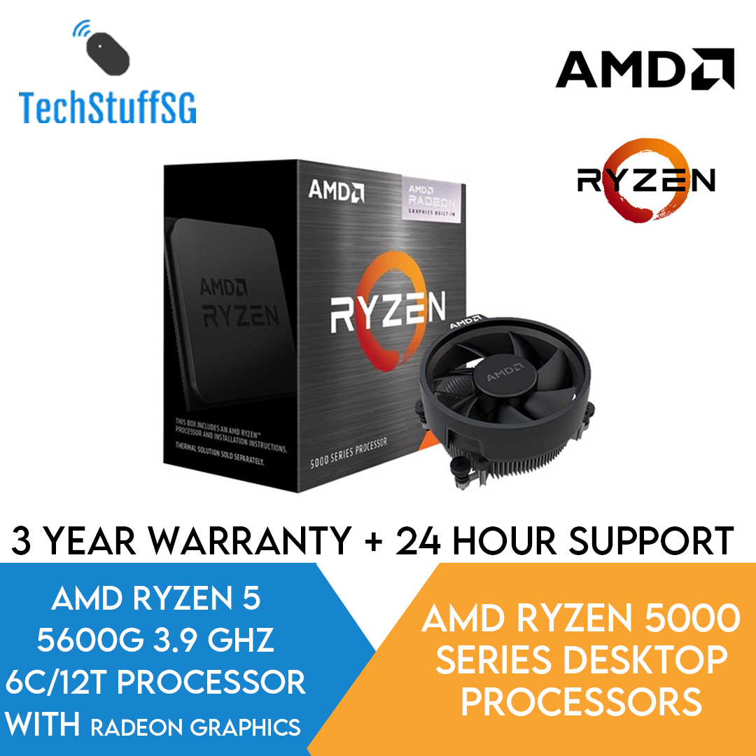 AMD Ryzen 7 5700G 8 Core 12 Thread Desktop AM4 APU Processor