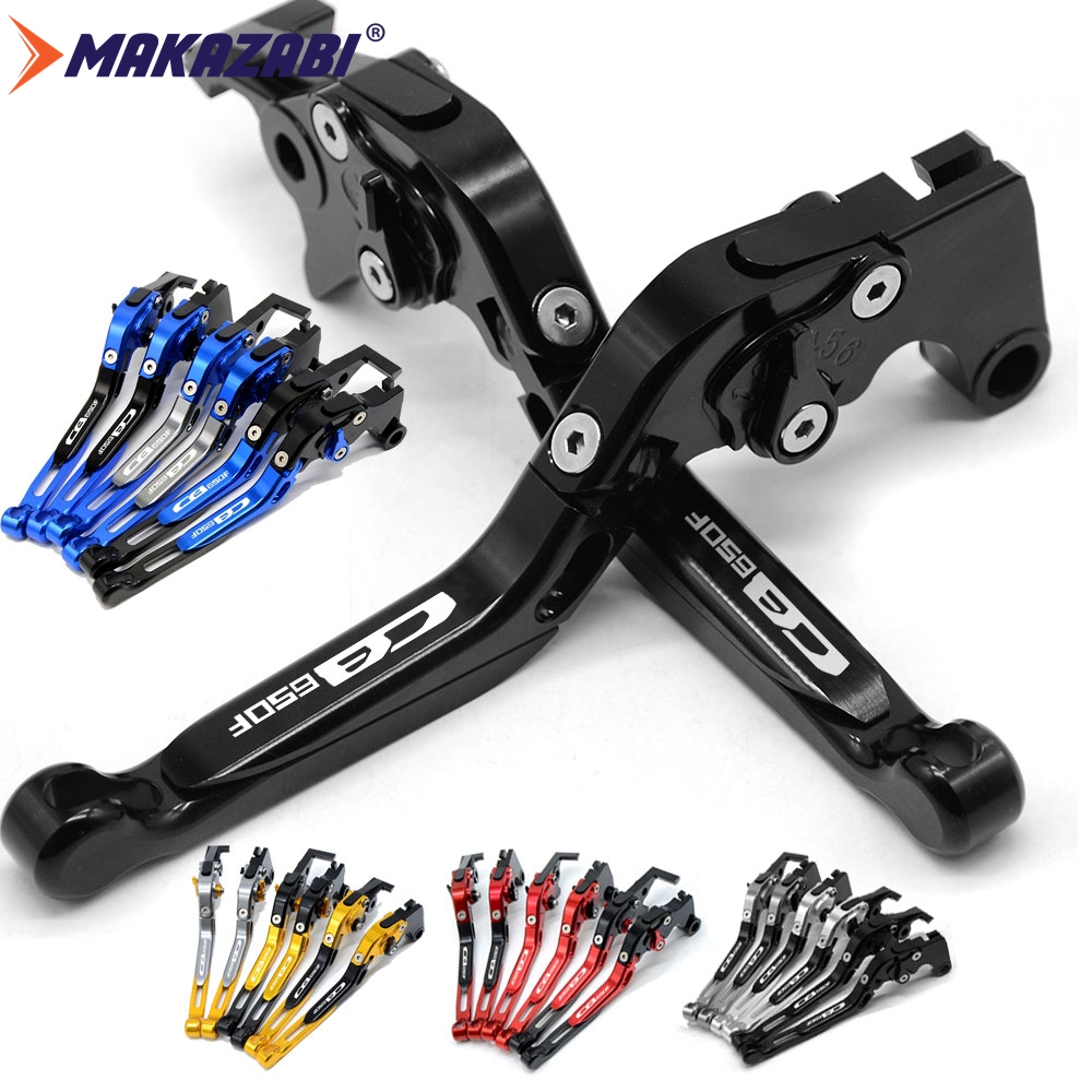 For Honda CB650F CB 650F 2014-2023 Aluminum Adjustable Brake Clutch Levers CNC Motorcycle Accessories Handle Brake Lever with CB 650 F LOGO ราคา 599 บาท*ส่งฟรี