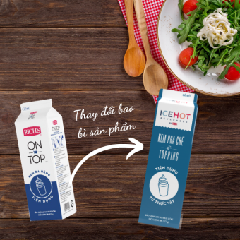 Kem topping on top Rich 907g