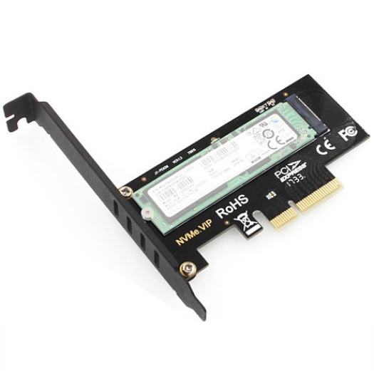Card mở rộng thêm khe cắm ổ cứng SSD M2 PCIe NVMe dùng cho máy bàn [M2 NVMe Adapter]