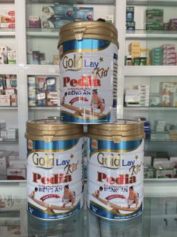 Sữa tăng cân GOLDLAY PEDIA kid dành cho trẻ biếng ăn lon 900g