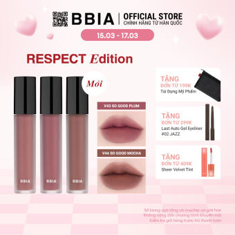 Son Bbia Last Velvet Tint - Respect Edition (3 màu) 5g Bbia Official Store
