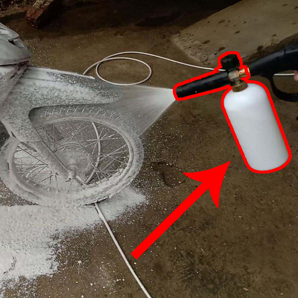 Bình bọt tuyết máy rửa xe cao áp cầm tay 1 lít