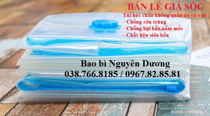 Combo 50 túi hút chân không quần áo size 50x70