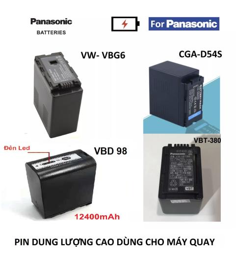 PANASONIC VW- VBD98, VBG 6, VBG 260 CGA-D54S, VBT Pin chính
