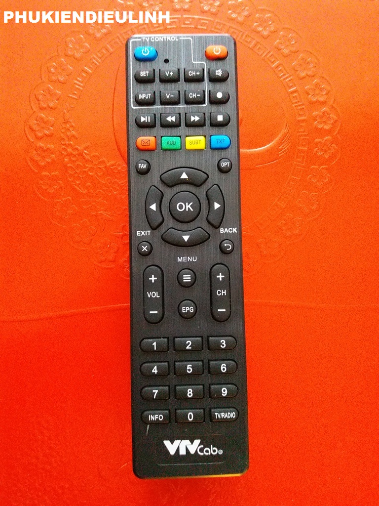 Điều khiển đầu thu vtv cab 4k on future