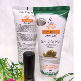 Sữa rửa mặt trắng da - Se khít lỗ chân lông - Ngăn ngừa lão hóa - Tái tạo da Ốc Sên OHIO New Day