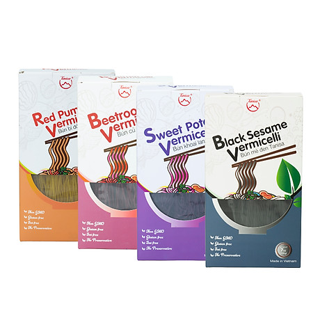 Bún Rau Củ Khô Tanisa (200g/hộp), Vegetables Vermicelli Tanisa, dinh dưỡng từ rau củ xanh, cung cấp chất xơ và vitamin tốt cho sức khỏe, NPP Anni Store