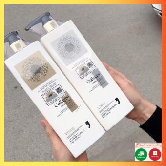 CẶP 2 CHAI Dầu gội VÀ XẢ collagen vinge 1000ml